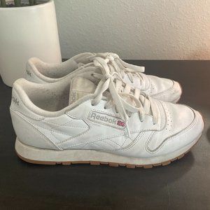 Reebok Classic Leather White Gum (Women's) size 8.5